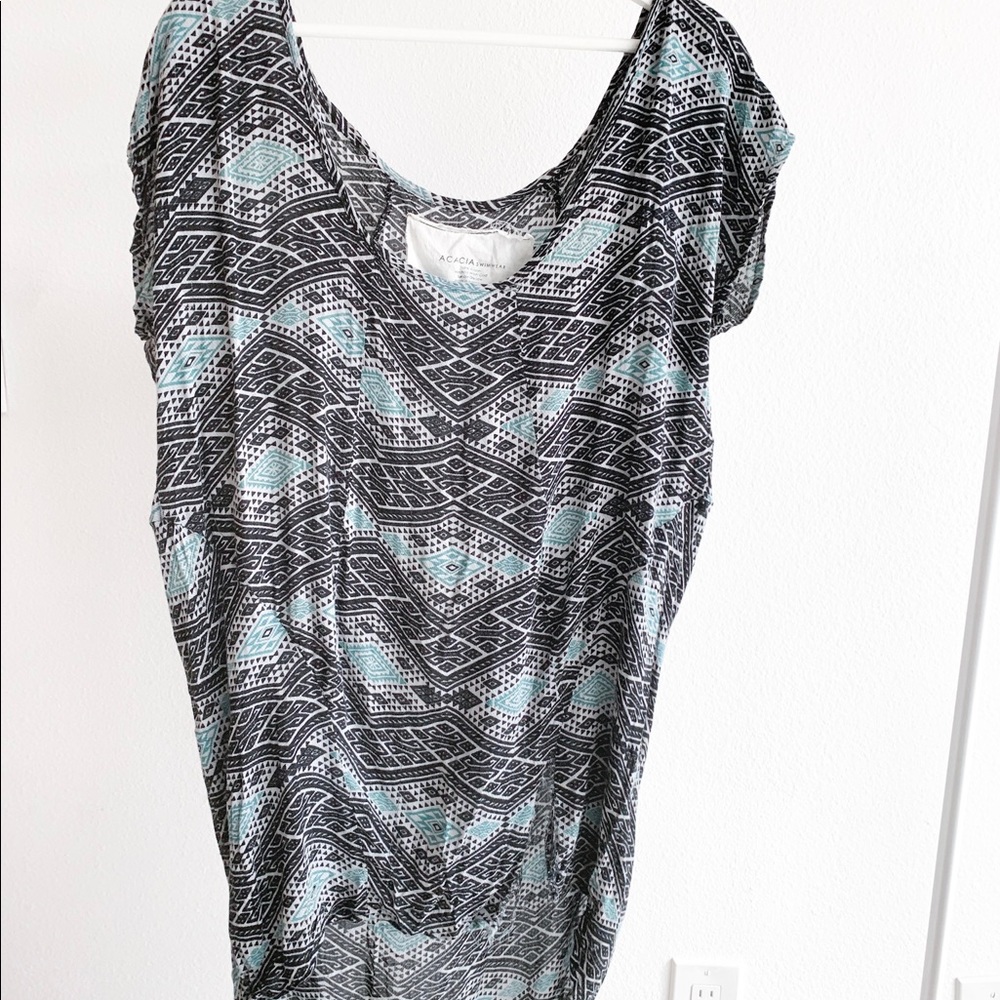 Acacia Swim-  Coverup shirt dress Thai print